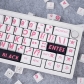 Big Pink 104+29 PBT Dye-subbed Keycap Set Cherry Profile Compatible with ANSI Mechanical Keyboard